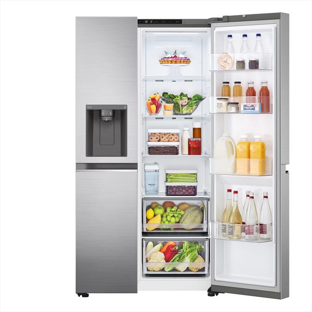 "LG - Frigorifero side by side GSLV71PZRC Classe C 635L-Argento"