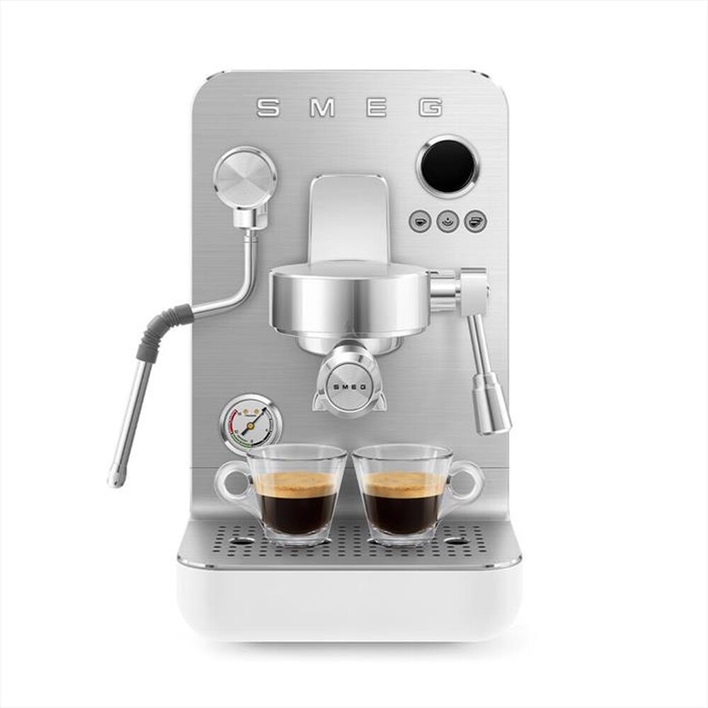 "SMEG - Macchina da caffè espresso EMC02WHMEU-Bianco"