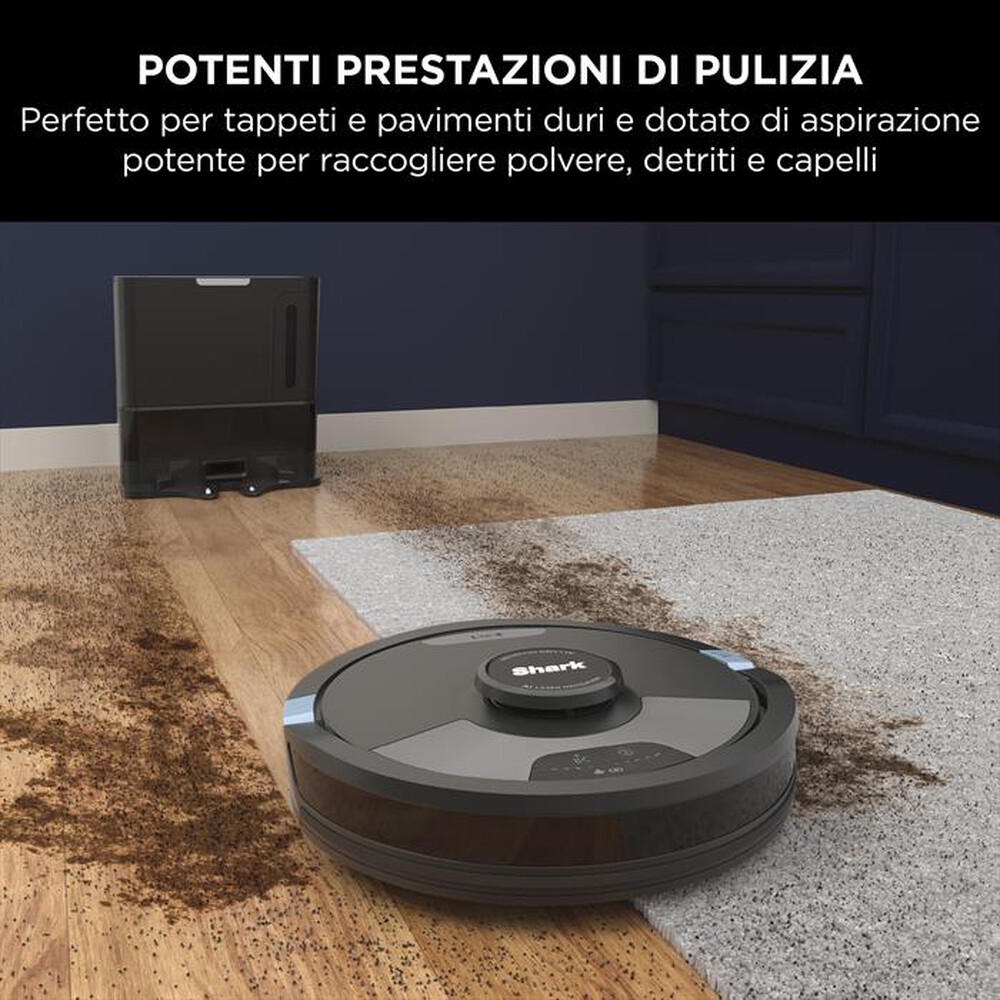"SHARK - Robot aspirapolvere-lavapavimenti RV2600WSEU-nero"