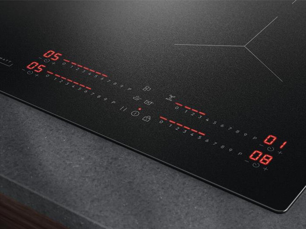 "AEG - Piano cottura elettrico TI84IB30IZ 77 cm-Nero"
