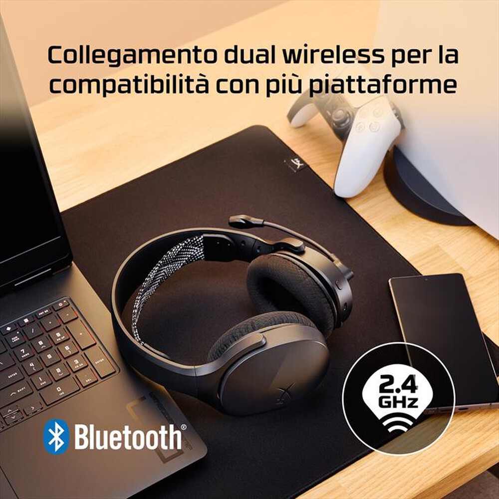Immagine del prodotto HYPERX - Cuffie CLOUD JET - DUAL WIRELESS-Nero