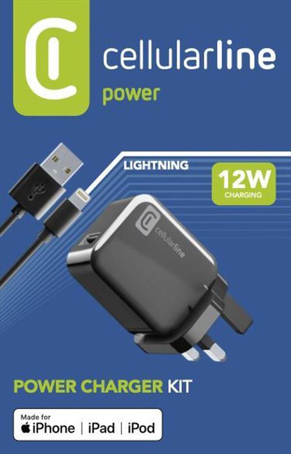 Immagine del prodotto CELLULARLINE - ACHKITMFI12WUKK Carica batterie-Nero