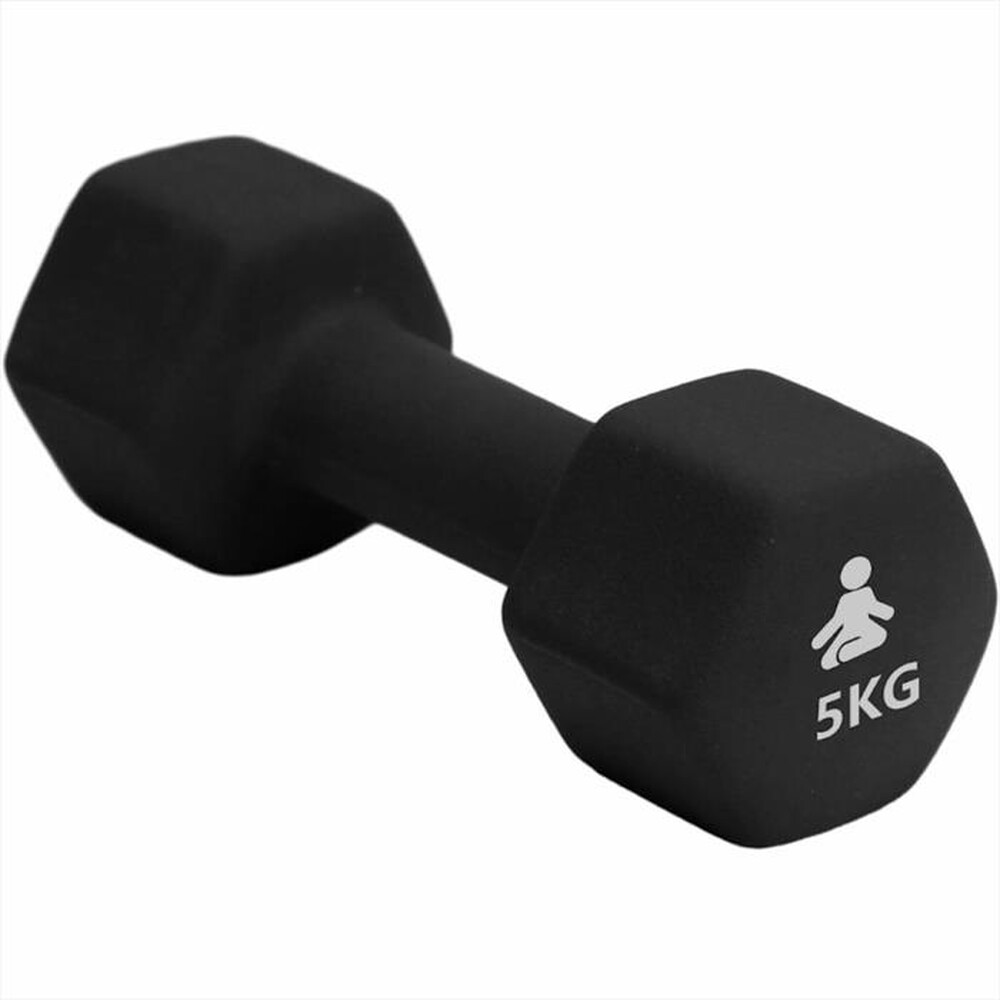 FITPADDY - MANUBRIO DUMBBELL 5 KG-nero