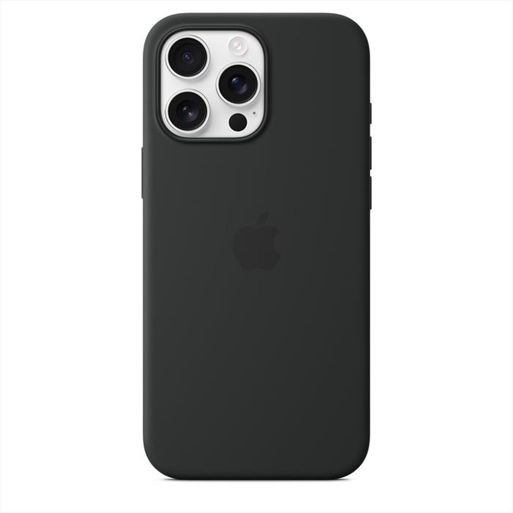 "APPLE - Custodia MagSafe in silicone per iPhone 16 Pro Max-Nero"