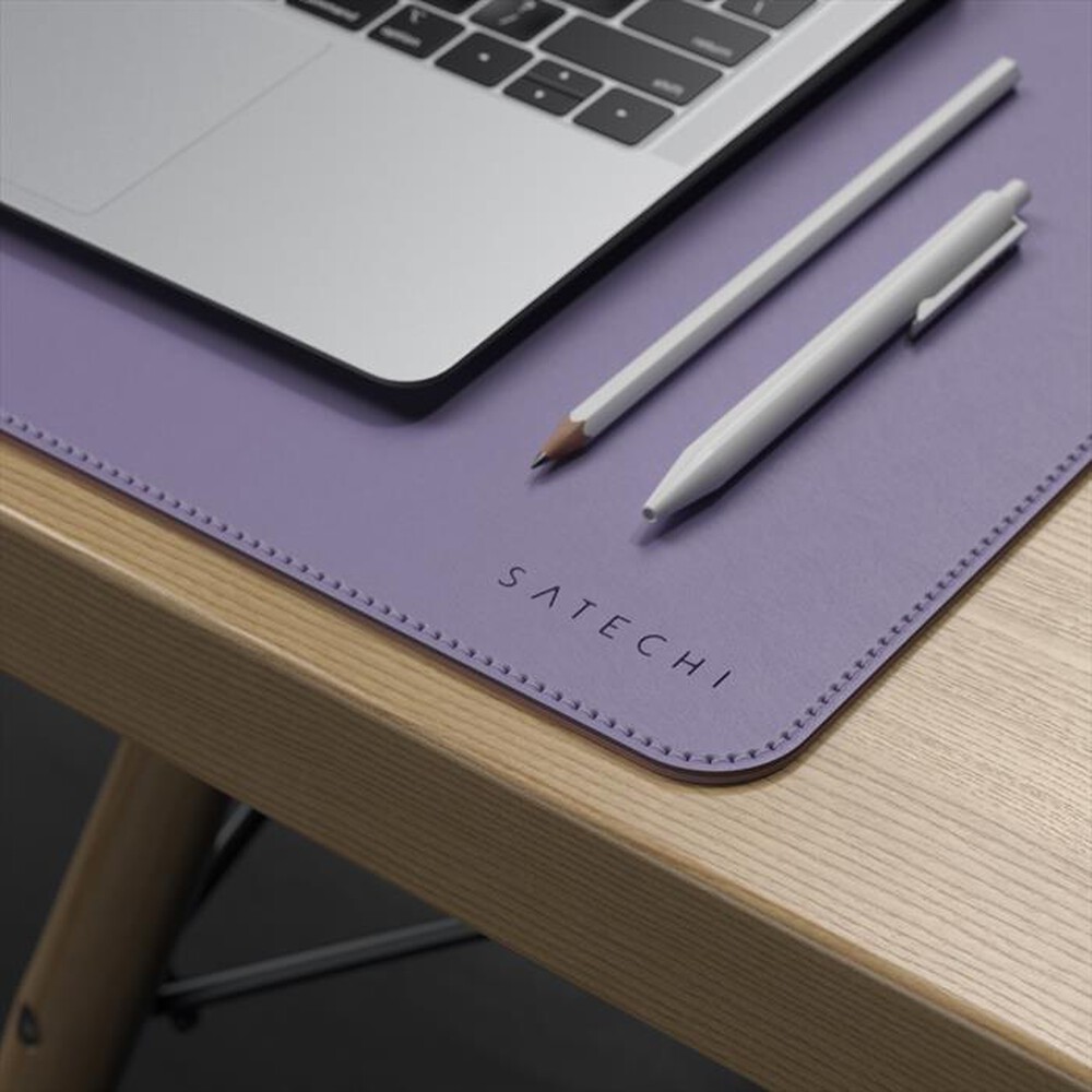 "SATECHI - DESKMATE - SOTTOMANO IN ECOPELLE-rosa - viola"