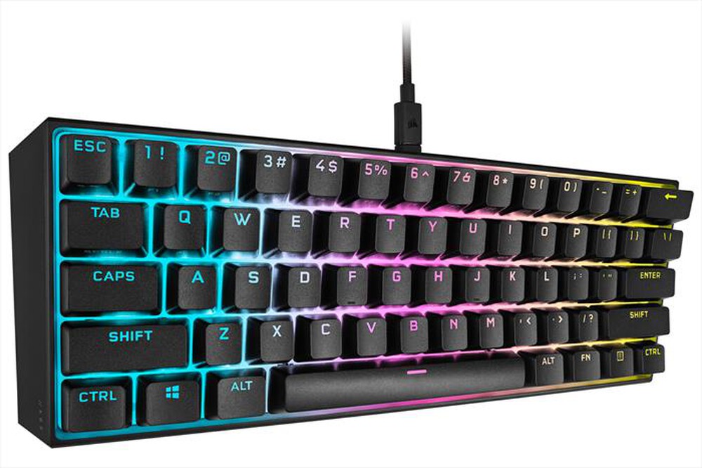 "CORSAIR - Tastiera K65 RGB MINI-Nero"