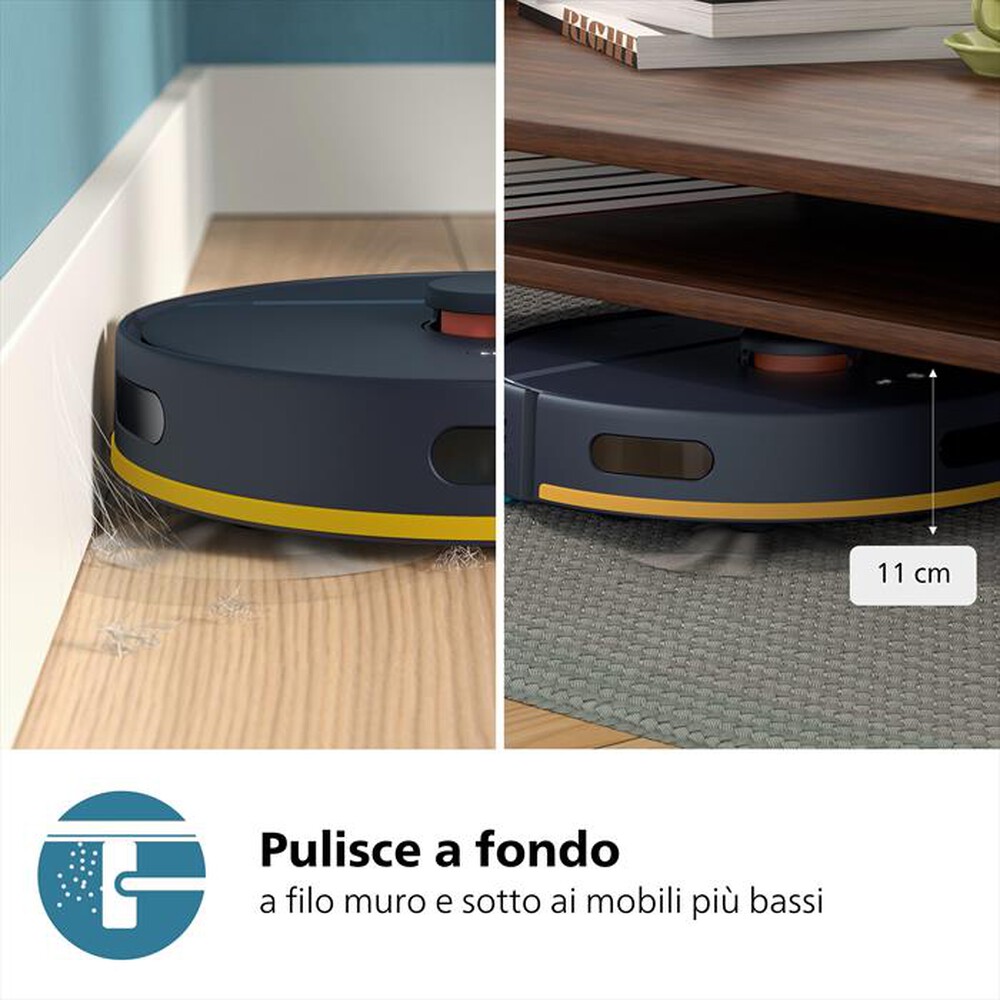 "PHILIPS - Aspirapolvere robot SERIE 2000 +STAZIONE XU2100/10-Nero"