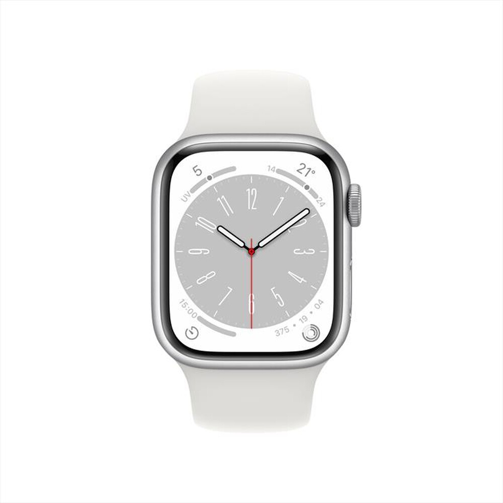 Immagine del prodotto APPLE - Watch Series 8 GPS + Cellular 41mm Alluminio-Argento - Bianco