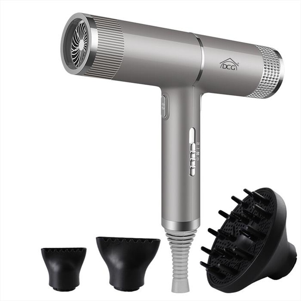 "DCG ELTRONIC - Asciugacapelli HTVD7000-bianco/grigio"