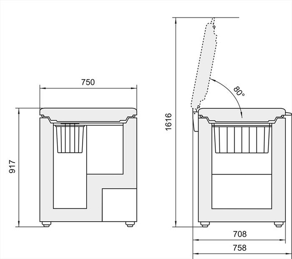 Immagine del prodotto LIEBHERR - Congelatore orizzontale GT  2132-23 Classe E 206 l-bianco