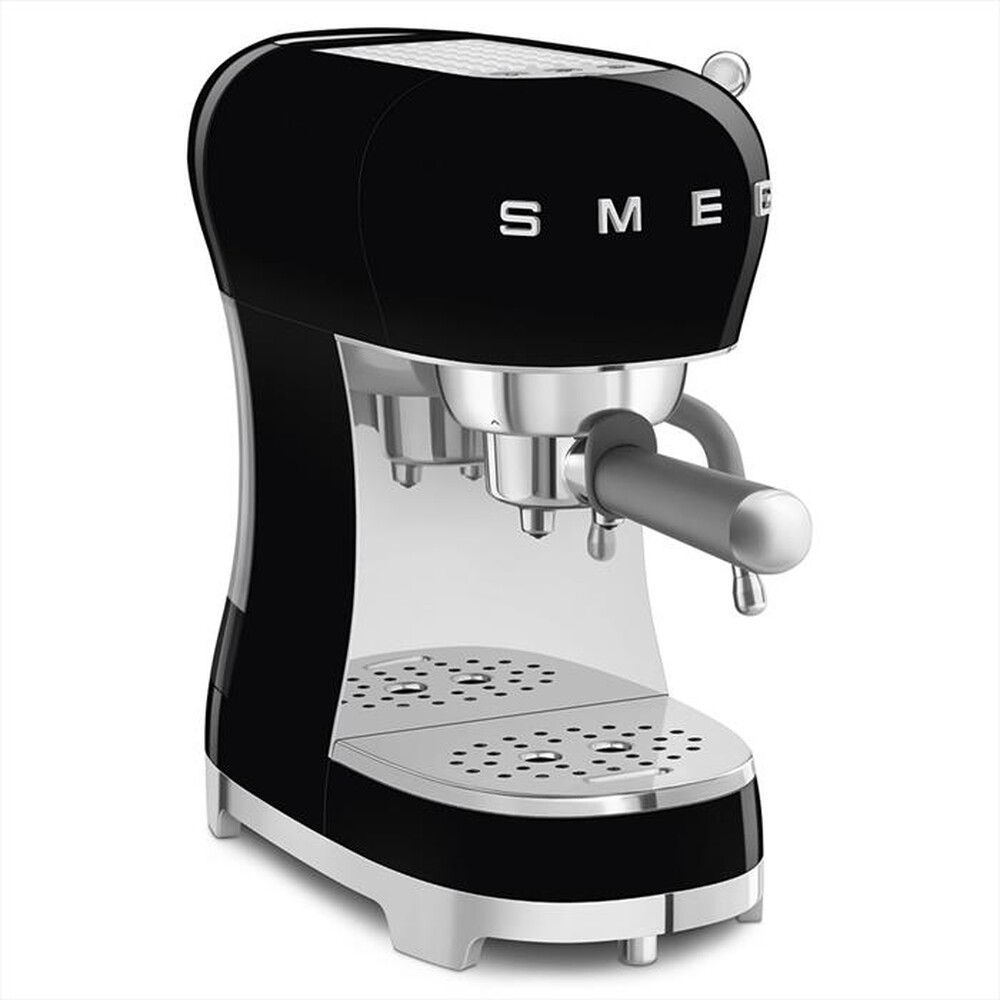 "SMEG - Macchina da Caffè Espresso 50's Style - ECF02BLEU-Nero LUCIDO"