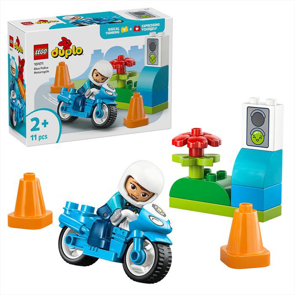 Immagine del prodotto LEGO - DUPLO Motocicletta blu della Polizia - 10471