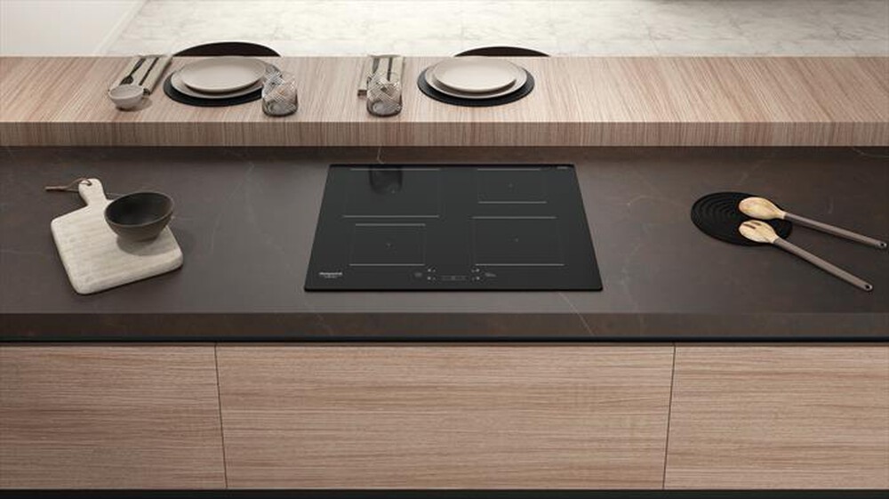 "HOTPOINT ARISTON - Piano cottura induzione HQ 5660S NE 59 cm-Nero"