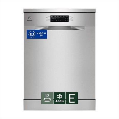 ELECTROLUX - Lavastoviglie ESA47200SX Classe E 13 coperti-Inox antimpronta