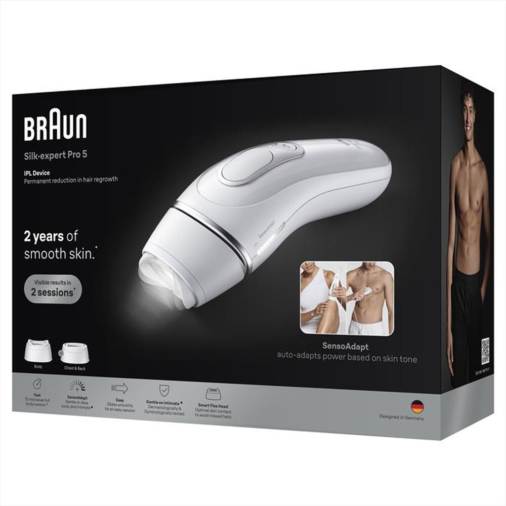 Immagine del prodotto BRAUN - Epilatore a luce pulsata IPL PL5234 BOX EURO-BIANCO
