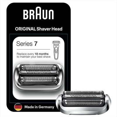 BRAUN - Testina di Ricambio per Rasoio Series 7 73S-Argento