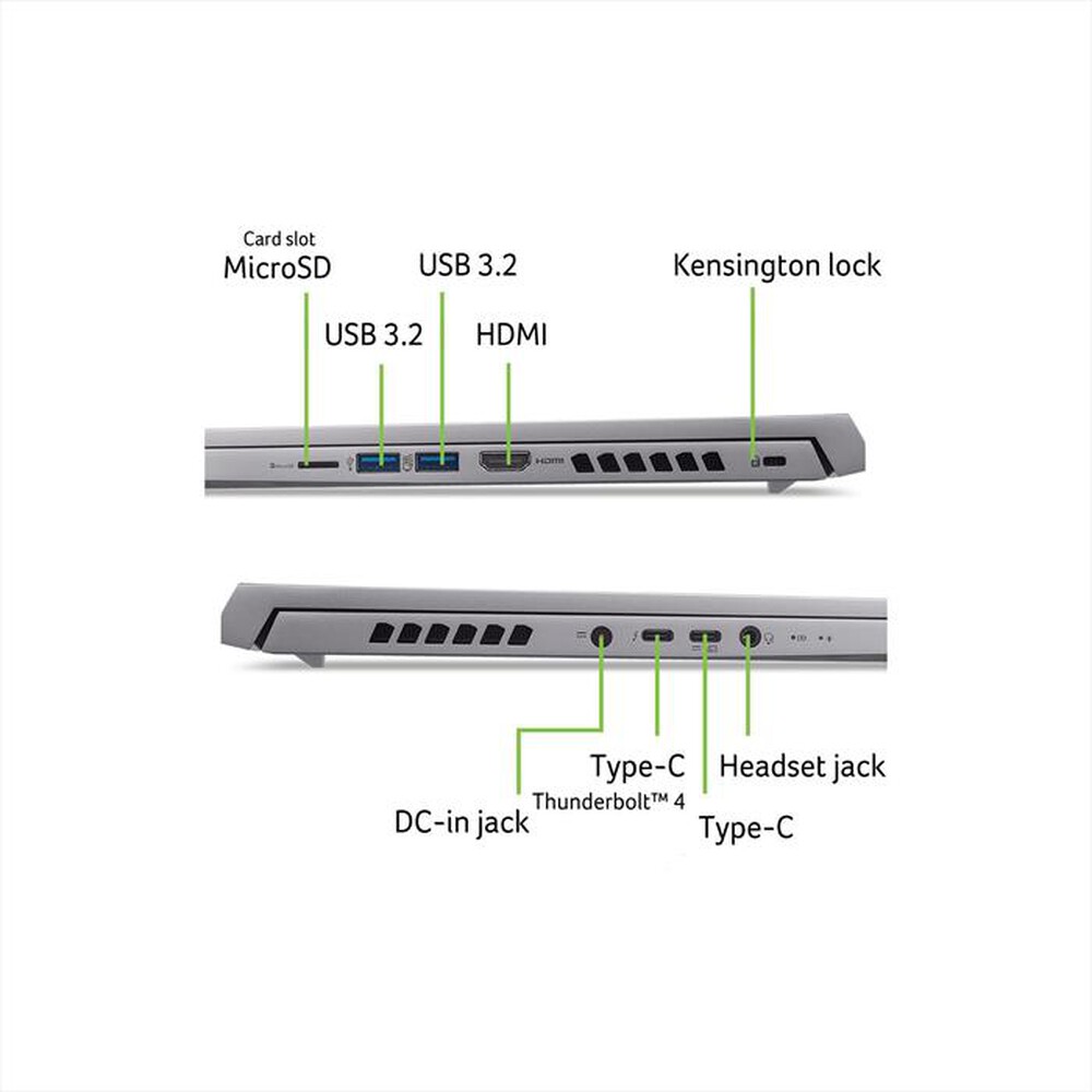 Immagine del prodotto ACER - Notebook PREDATOR TRITON NEO 16 PTN16-51-702U-Silver