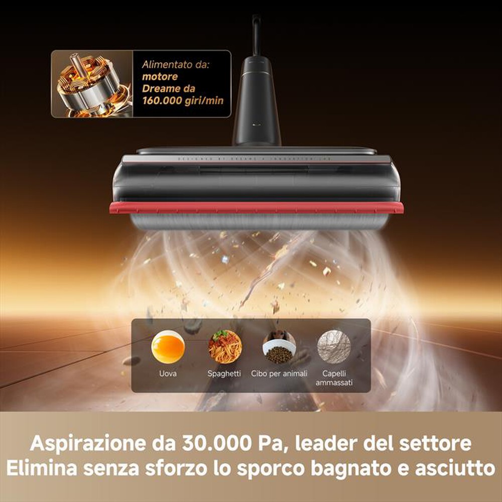 Immagine del prodotto DREAME - Scopa elettrica T16 PRO HEAT-R WET&DRY-Nero