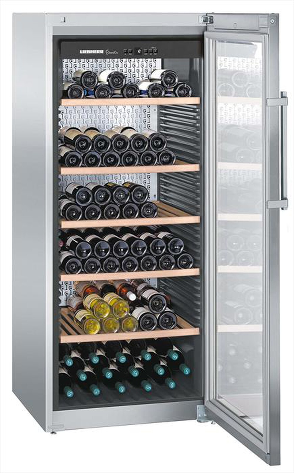"LIEBHERR - Cantinetta WKES 4552-22 Classe F 201 bottiglie-Acciaio"