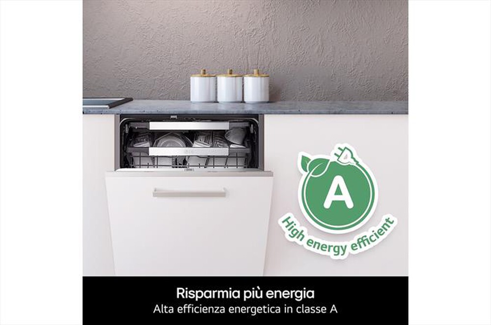 Immagine del prodotto LG - Lavastoviglie QUADWASH DB375TXS Classe A 14 copert-Noble Steel