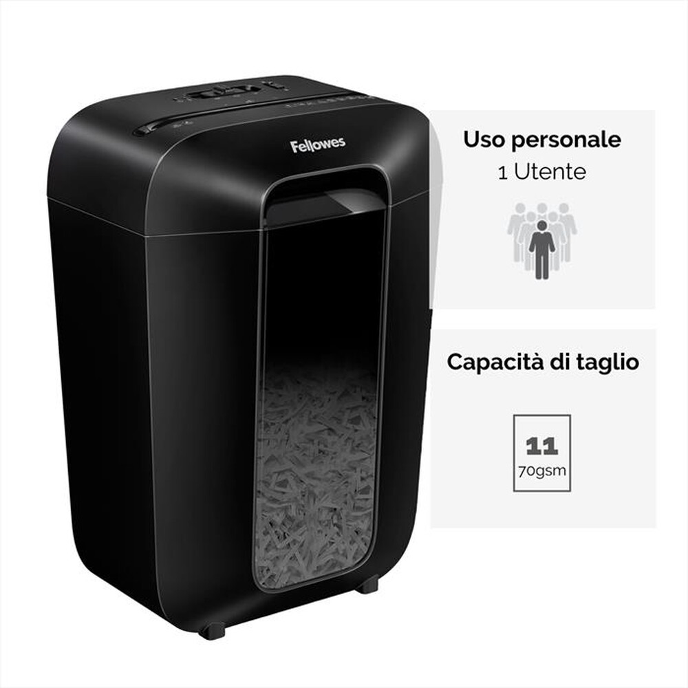 "FELLOWES - Distruggidocumenti LX70-nero"