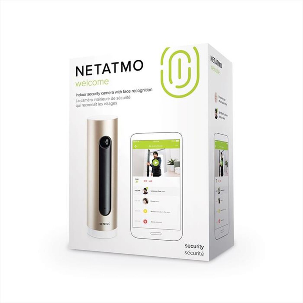 Immagine del prodotto NETATMO - Welcome-Security Cam + Micro SD-GOLD