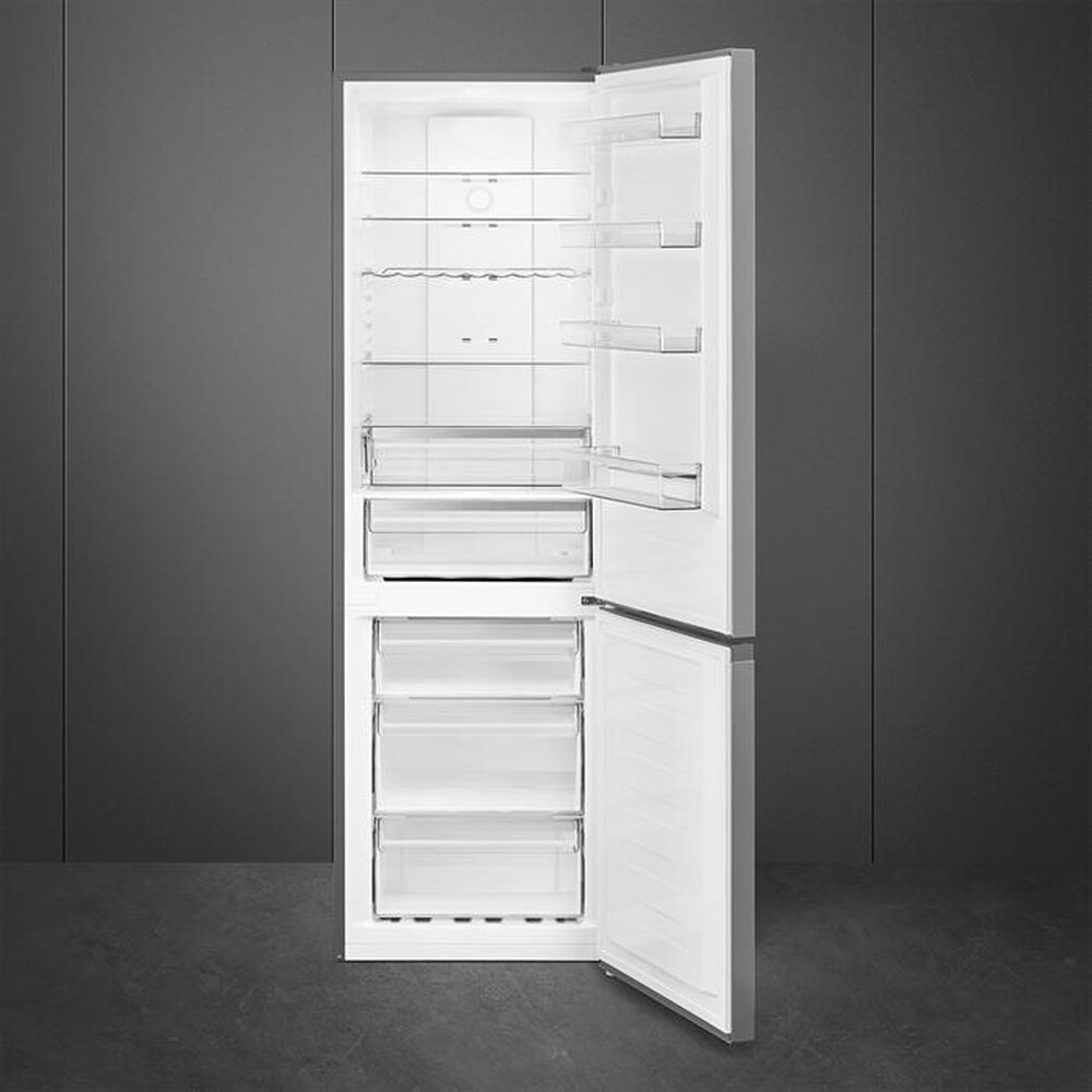 "SMEG - Frigorifero combinato FC200XEU Classe E 331 lt-Inox"