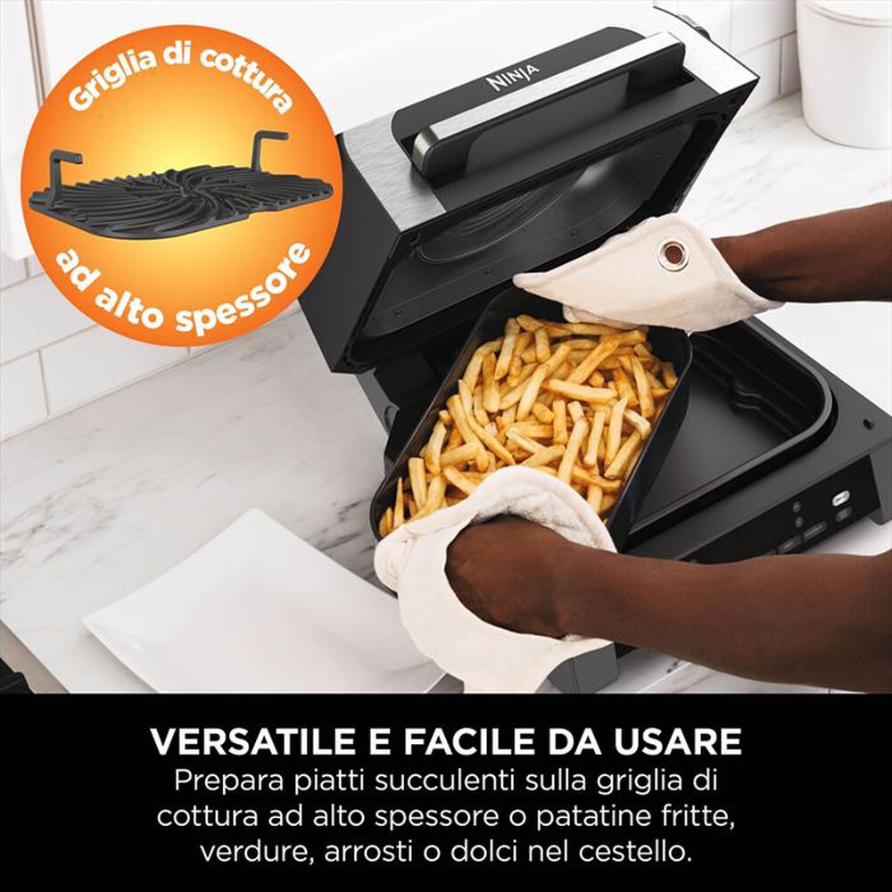 Immagine del prodotto NINJA - Friggitrice ad aria 6-IN-1 MAX GRILL & AIR FRYER-Grigio e Argento