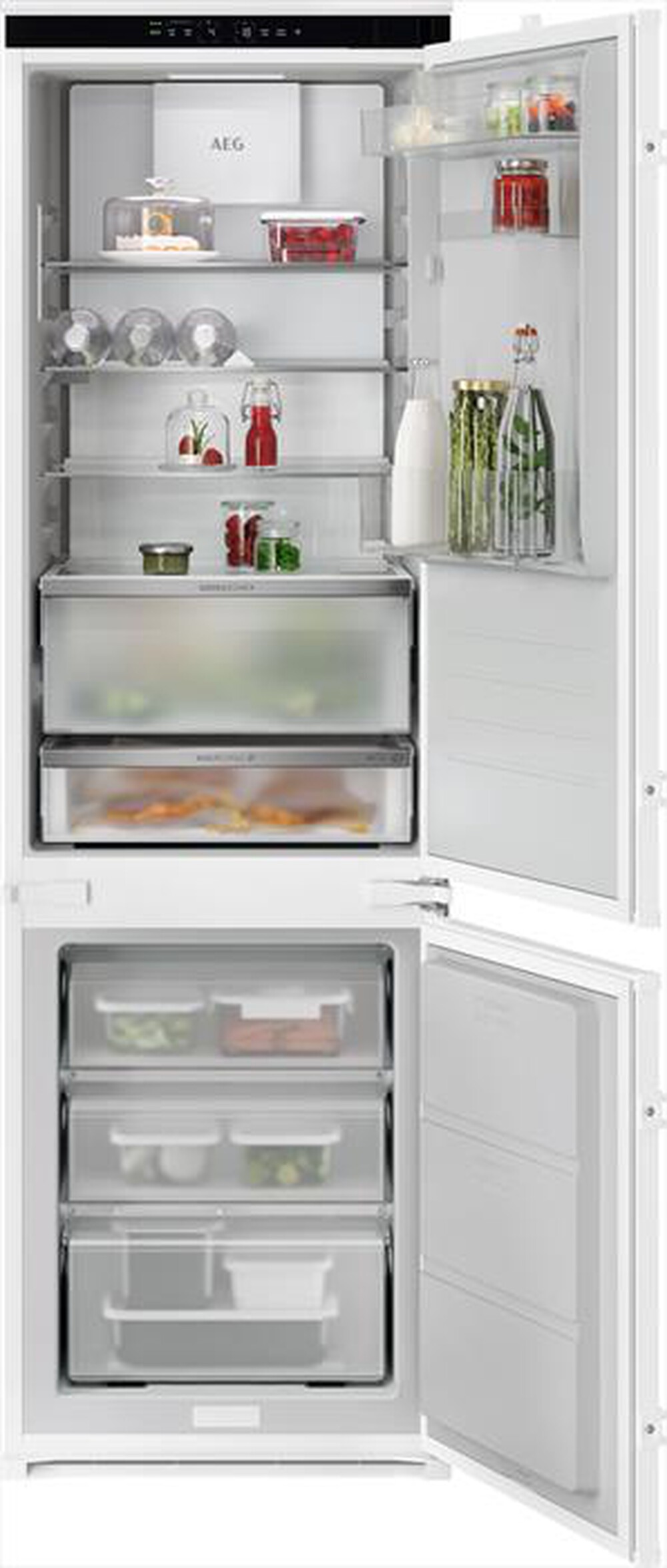 Immagine del prodotto AEG - Frigorifero combinato TC9MS181BS  Classe B 250lt-Bianco