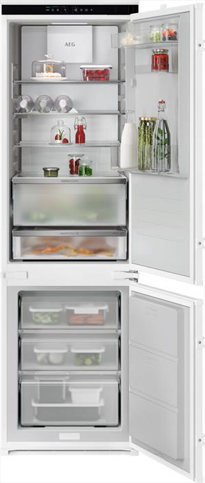 AEG - Frigorifero combinato TC9MS181BS  Classe B 250lt-Bianco