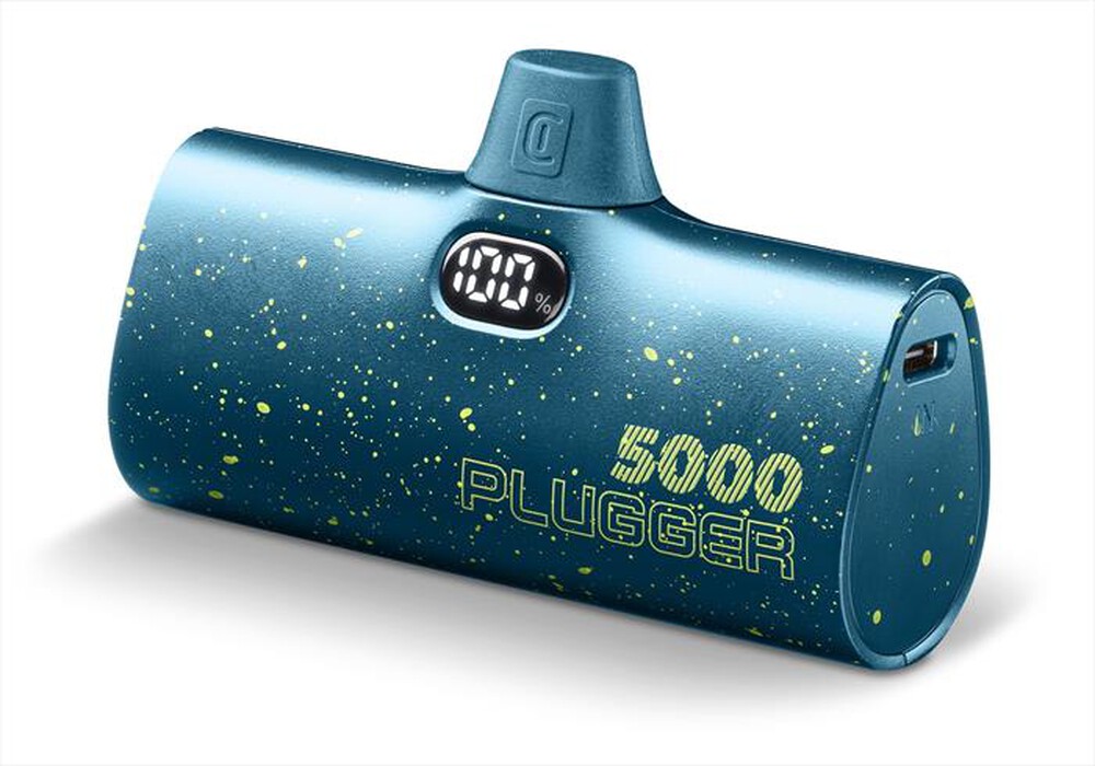 "CELLULARLINE - Powerbank PBPLUGGER5000B-Blu"