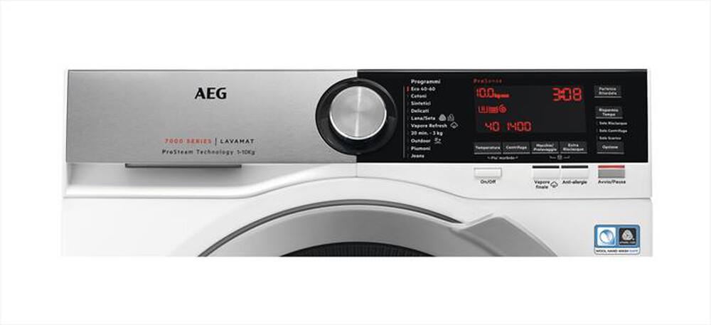 Immagine del prodotto AEG - Lavatrice L7FEC14SX 10 Kg Classe A-Bianco/oblò silver
