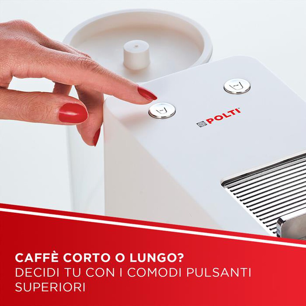 Immagine del prodotto POLTI - Macchina da caff&eacute; cialde ESE COFFEA S15W+54 cialde-Bianco