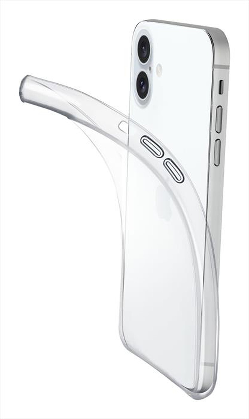 "CELLULARLINE - Cover case FINE per iPhone 16-Transparent"