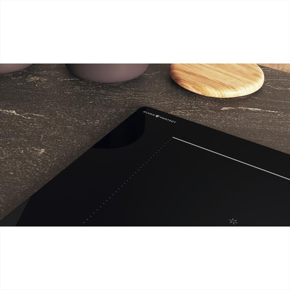 "HOTPOINT ARISTON - Piano cottura elettrico CLEANPROTECT HB 4860C CPNE-Nero"