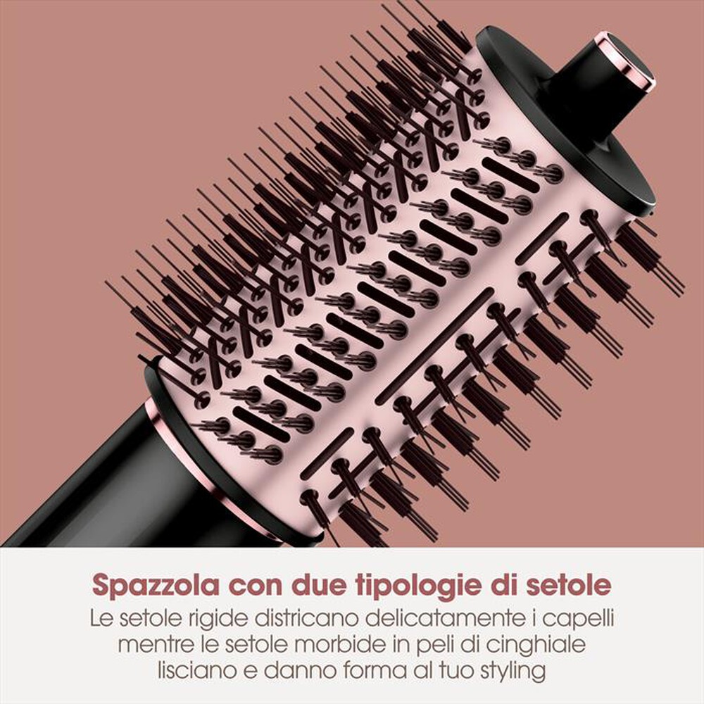 "SHARK - Styler e asciugacapelli FLEXSTYLE 3 in 1 HD424EU-nero/oro rosa"