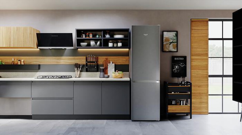 "HOTPOINT ARISTON - Frigorifero combinato HAFC9 TA23SX O3 Classe D"