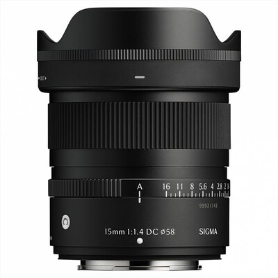 SIGMA - Obiettivo 15/1.4 DC C FUJI X-MOUNT-Nero