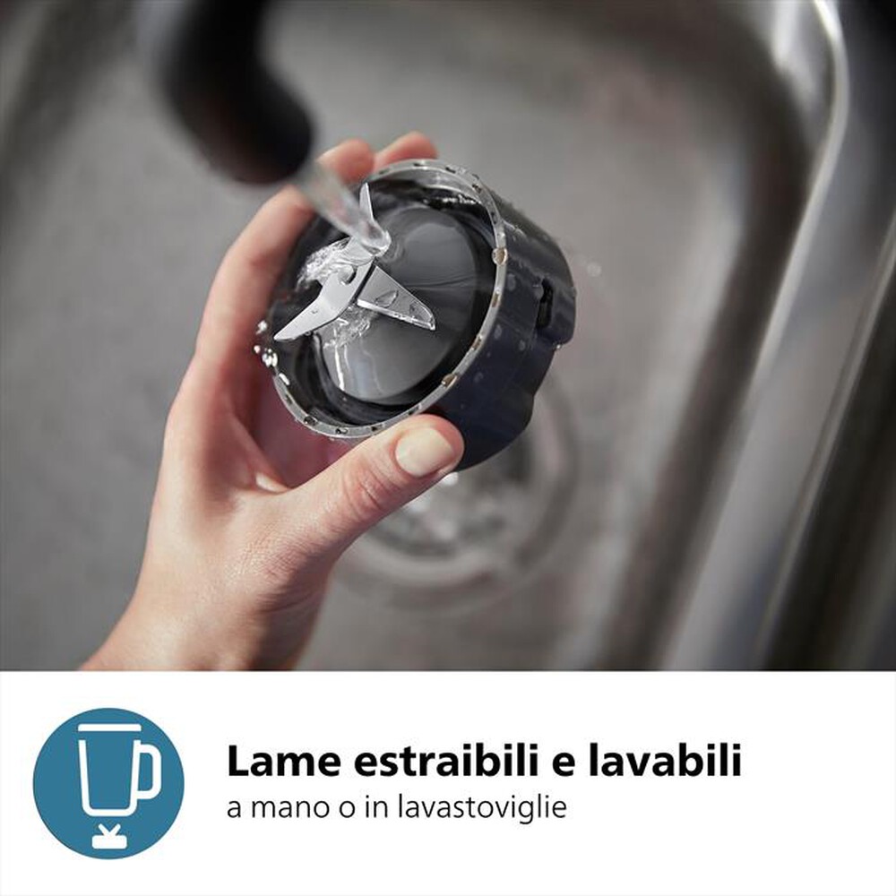 "PHILIPS - Frullatore SERIE 3000 HR2291/01-Nero"