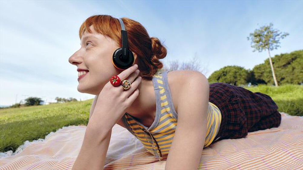 Immagine del prodotto PHILIPS - Cuffie wireless on-ear Moving Sound TAMS1BK/00-Black