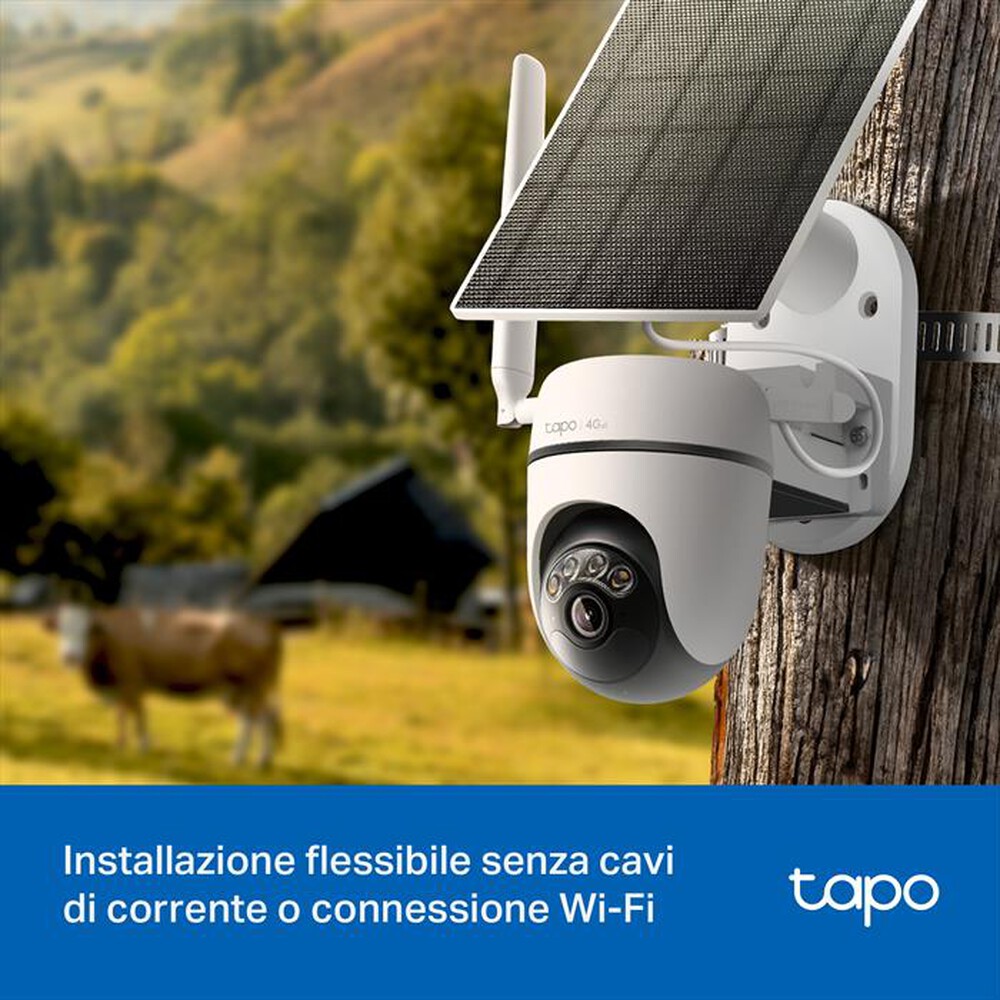 Immagine del prodotto TP-LINK - Telecamera di sorveglianza SOLAR-POWERED PAN/TILT-Bianco