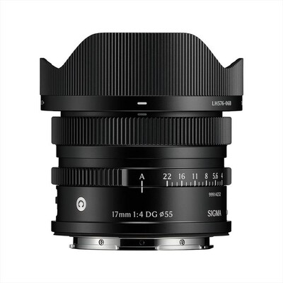 SIGMA - Obiettivo Fisso 17/4 (C) DG BLACK L-MOUNT-Nero