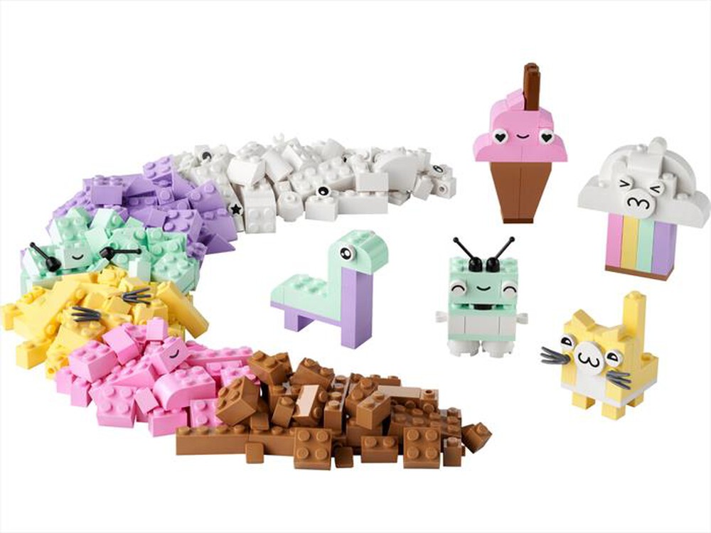 "LEGO - CLASSIC Divertimento creativo - Pastelli - 11028-Multicolore"