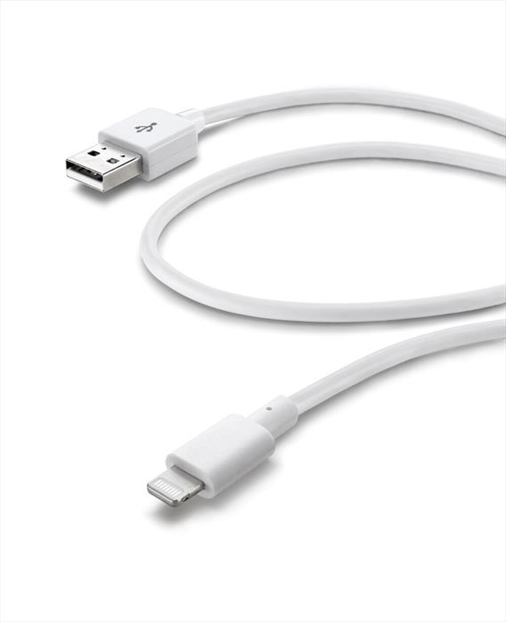 Immagine del prodotto CELLULARLINE - Cavo connettore LIGHTNING-USB per iPhone 5-Bianco