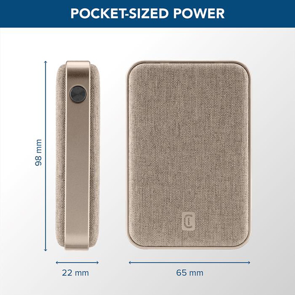 "CELLULARLINE - POWER BANK GLAM BIANCO-Bianco"