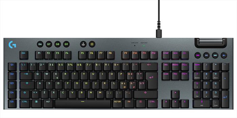 "LOGITECH - G915 X LIGHTSPEED WIRELESS GAMING KEYBOARD-Nero"