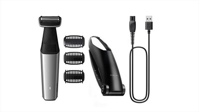 PHILIPS - Rasoio BG5021/15-Nero/Inox