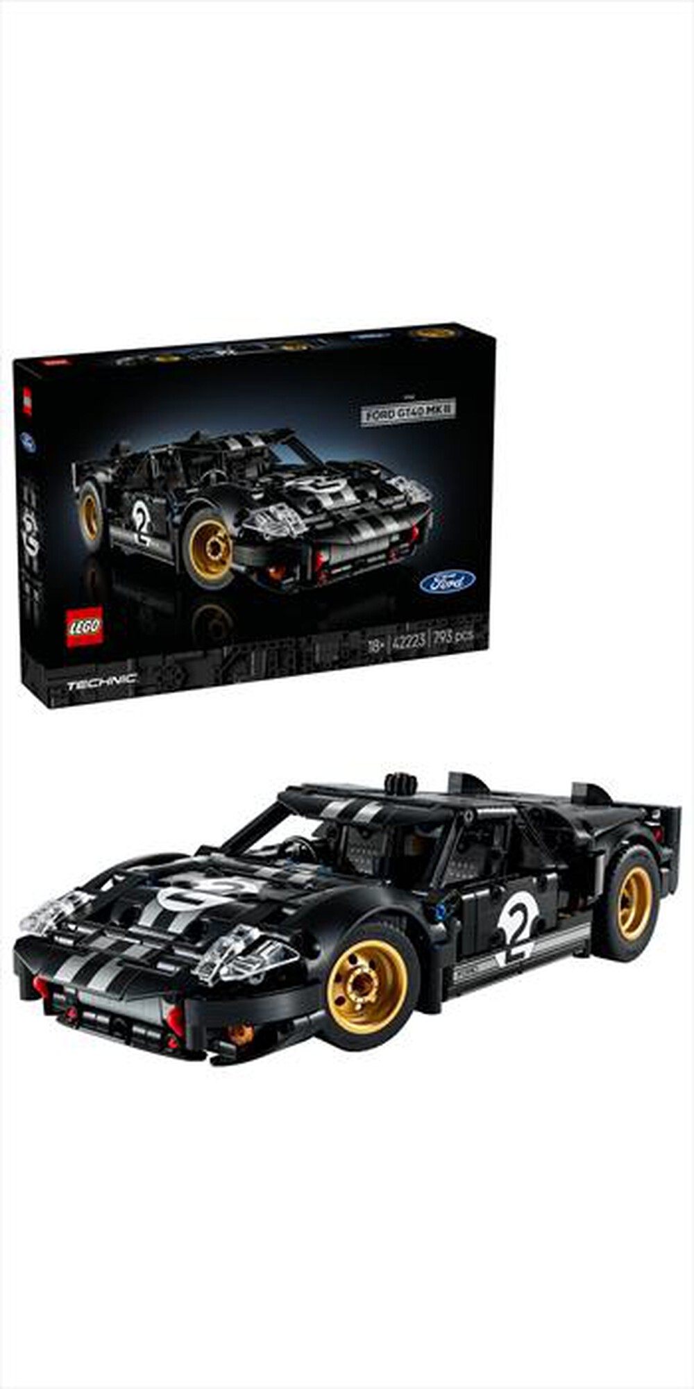 Immagine del prodotto LEGO - TECHNIC Auto da corsa Ford GT40 MKII 1966 - 42223