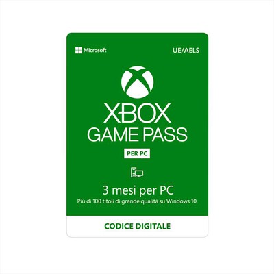 MICROSOFT - Gamepass per PC 3 mesi