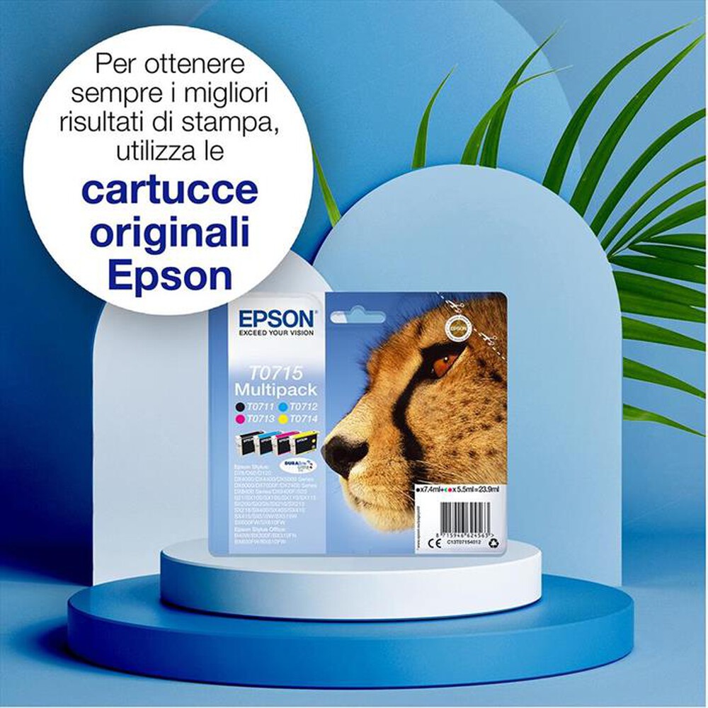 "EPSON - Multipack Epson DX4000 4 colori blister \"RS\"-Multipack (B,C,M,Y)"